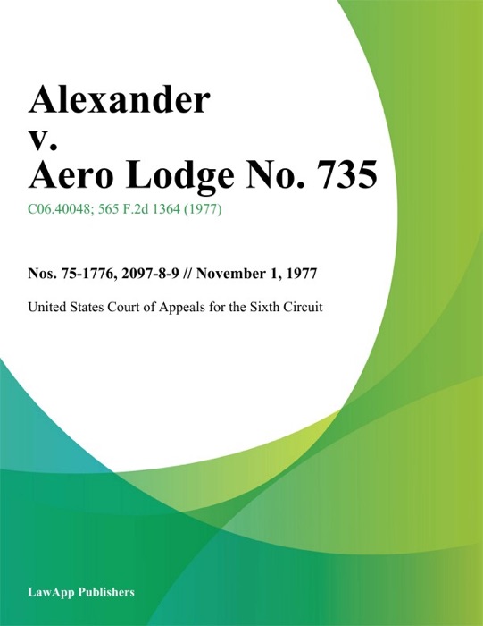 Alexander V. Aero Lodge No. 735