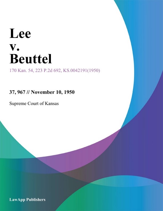 Lee v. Beuttel