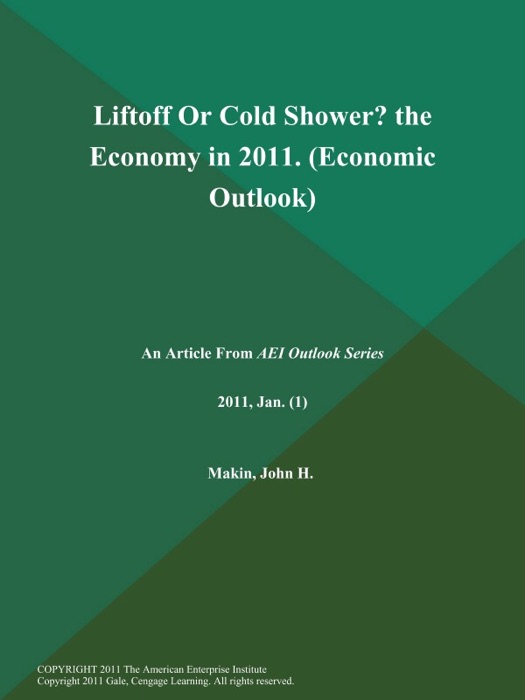 Liftoff Or Cold Shower? the Economy in 2011 (Economic Outlook)