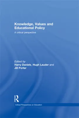 Read: Knowledge, Values and Book Educational Policy
