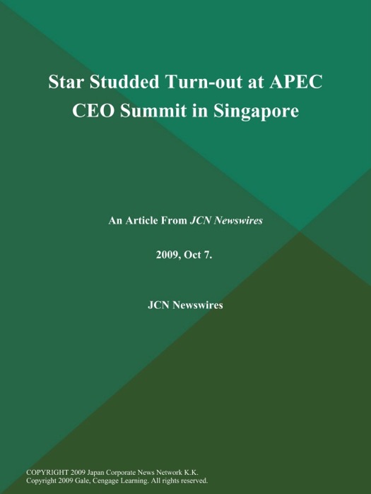 Star Studded Turn-out at APEC CEO Summit in Singapore