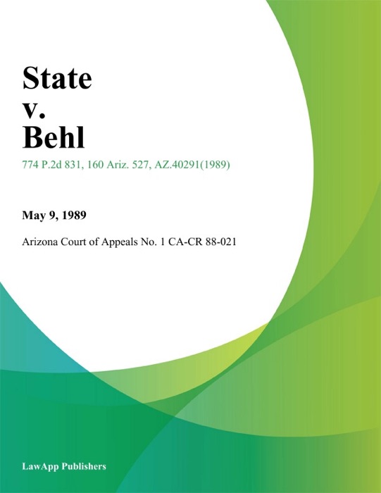 State v. Behl