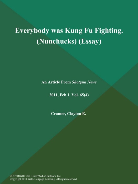 Everybody was Kung Fu Fighting (Nunchucks) (Essay)