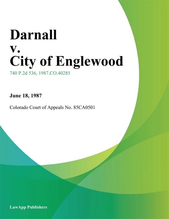 Darnall v. City of Englewood