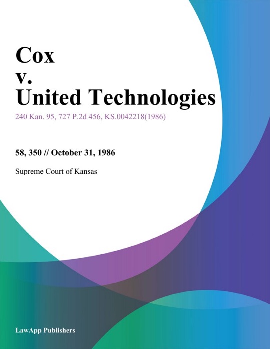 Cox v. United Technologies