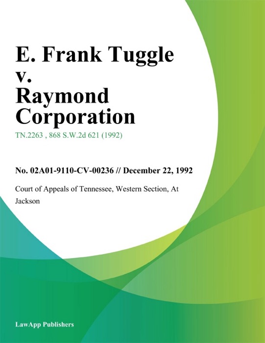 E. Frank Tuggle v. Raymond Corporation