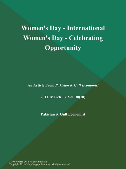 Women's Day - International Women's Day - Celebrating Opportunity