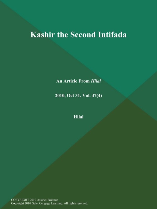 Kashir the Second Intifada