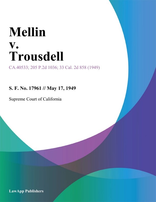 Mellin v. Trousdell