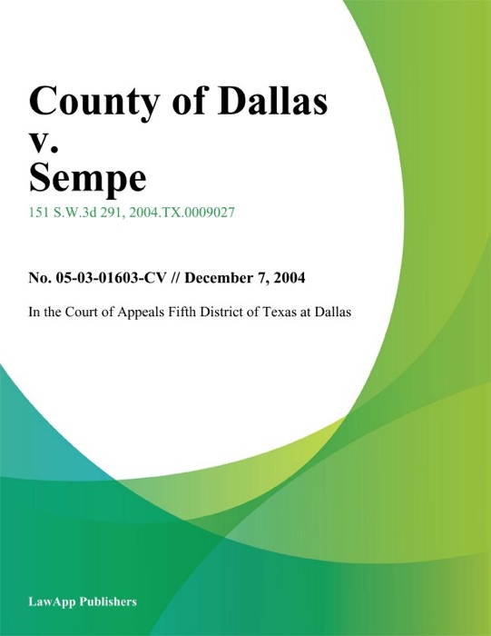 County of Dallas v. Sempe