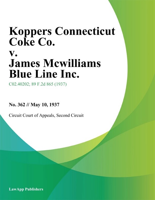 Koppers Connecticut Coke Co. v. James McWilliams Blue Line Inc.