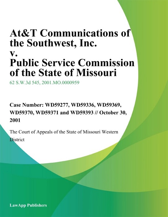 At&T Communications of the Southwest, Inc. v. Public Service Commission of the State of Missouri