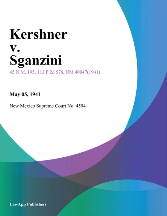 Kershner V. Sganzini