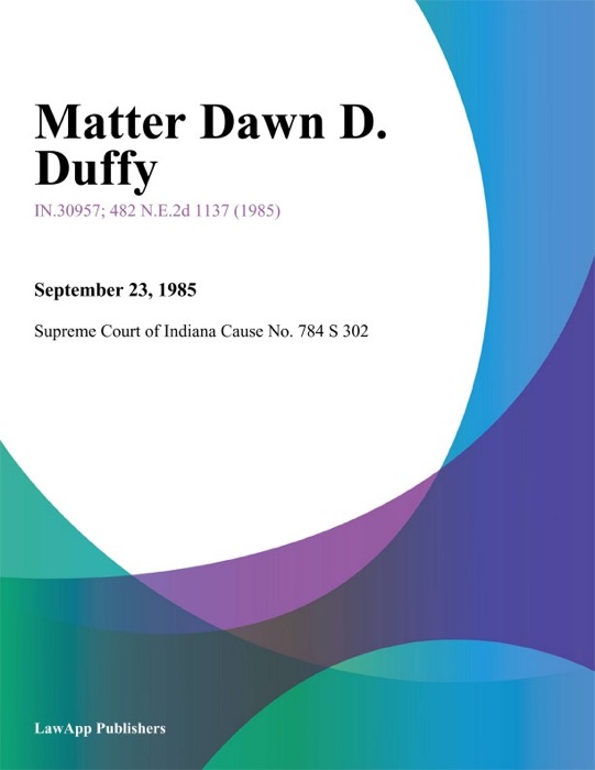 Matter Dawn D. Duffy