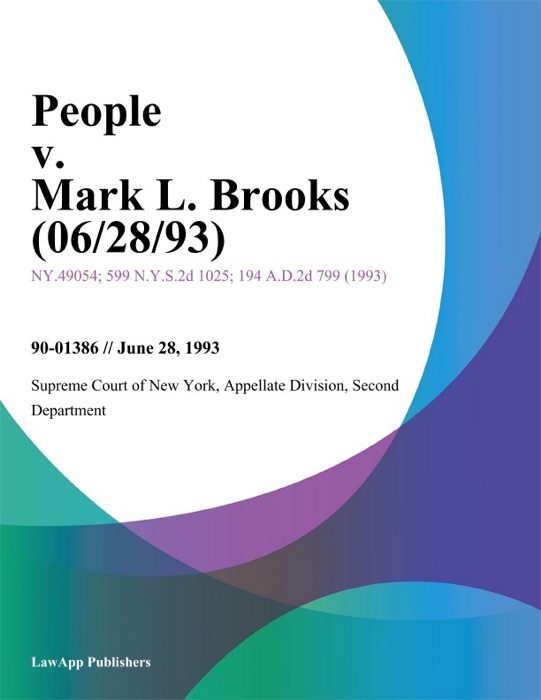 People v. Mark L. Brooks