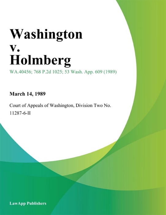 Washington v. Holmberg