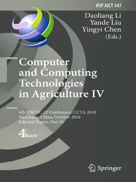 Read: Computer and Computing Technologies in Agriculture Book IV