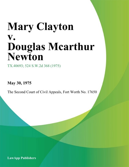 Mary Clayton v. Douglas Mcarthur Newton