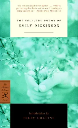 Read: The Book Selected Poems of Emily Dickinson