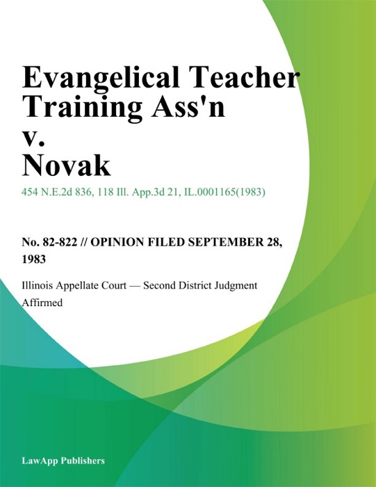 Evangelical Teacher Training Assn v. Novak