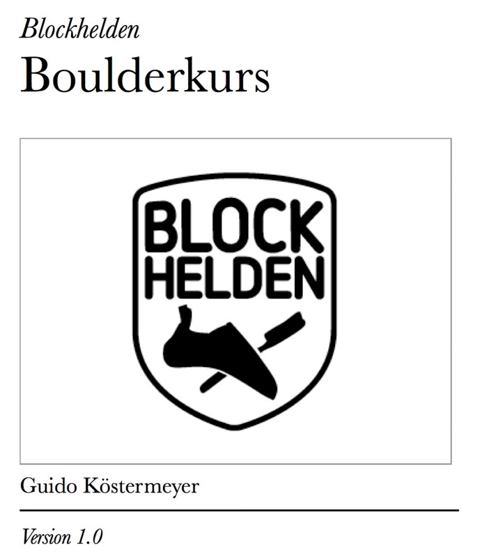 Blockhelden Boulderkurs