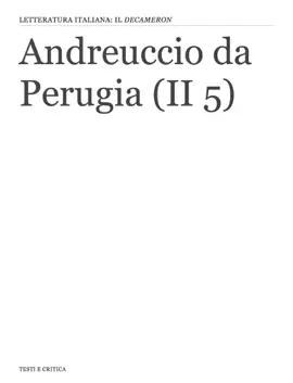 Read: Andreuccio da Perugia (II Book 5)