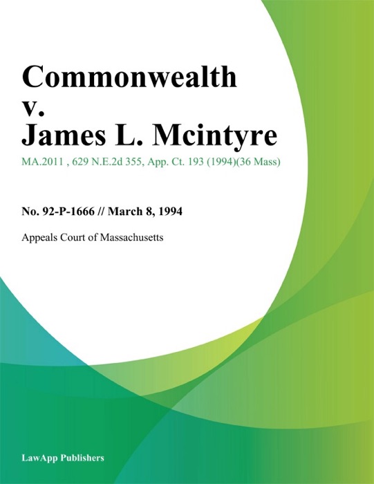 Commonwealth v. James L. Mcintyre