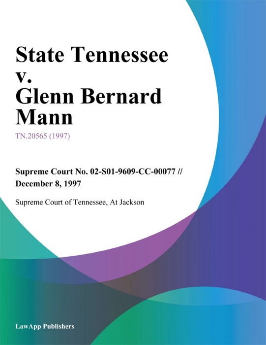 State Tennessee v. Glenn Bernard Mann