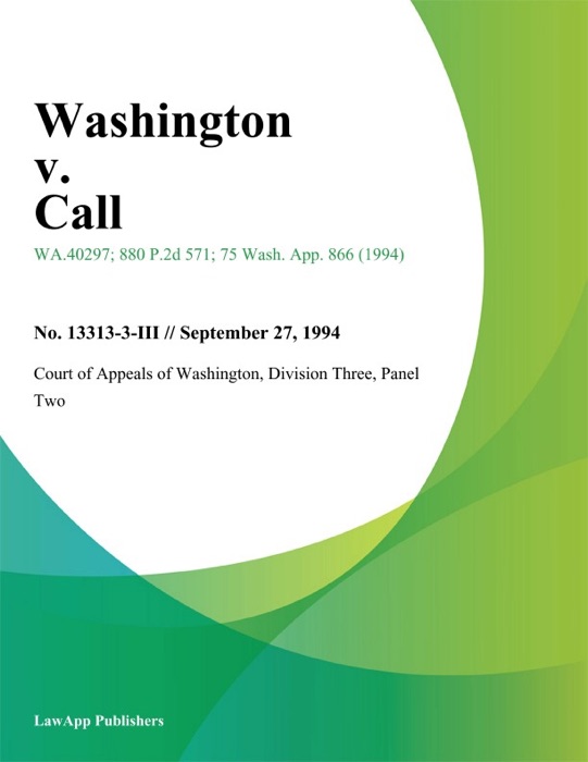 Washington v. Call