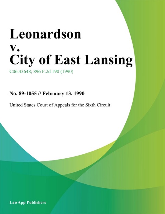 Leonardson V. City Of East Lansing