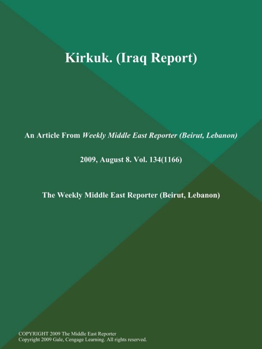 Kirkuk (Iraq Report)