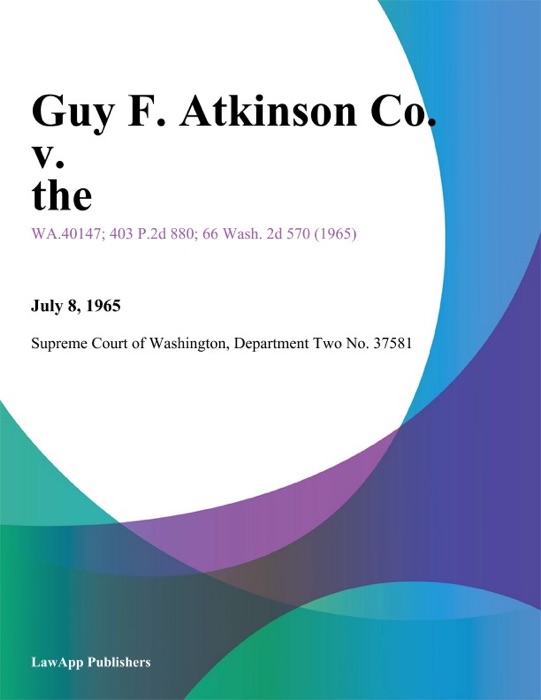 Guy F. Atkinson Co. v. The