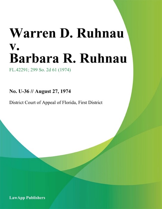 Warren D. Ruhnau v. Barbara R. Ruhnau