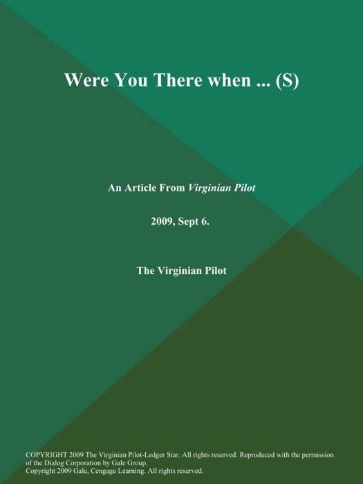 Were You There when .. (S)