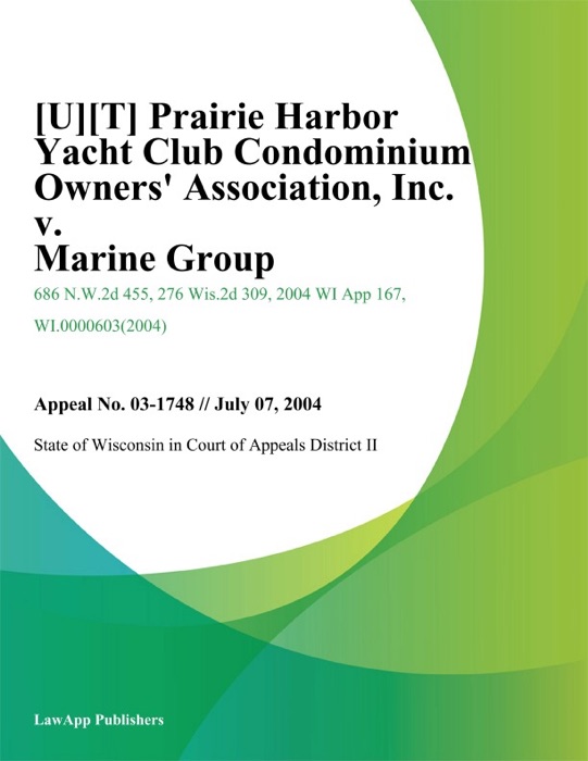 Prairie Harbor Yacht Club Condominium Owners Association