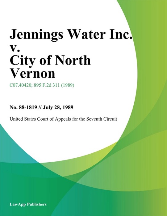 Jennings Water Inc. v. City of North Vernon