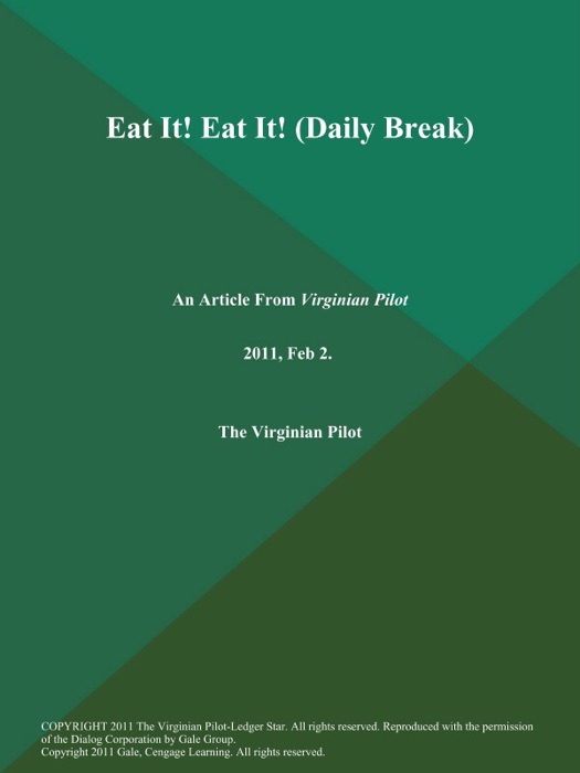 Eat It! Eat It! (Daily Break)
