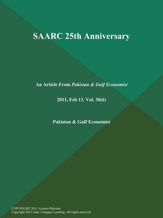 Saarc 25th Anniversary