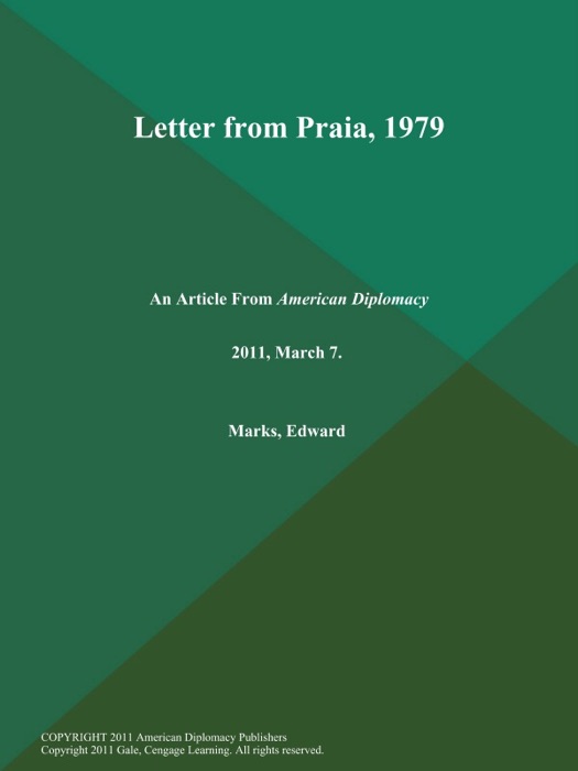 Letter from Praia, 1979