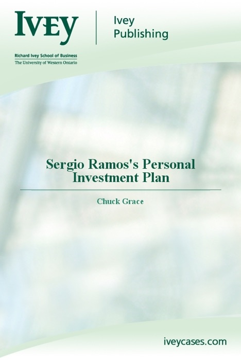 Sergio Ramos's Personal Investment Plan