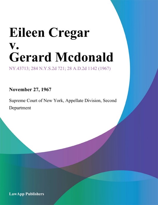 Eileen Cregar v. Gerard Mcdonald