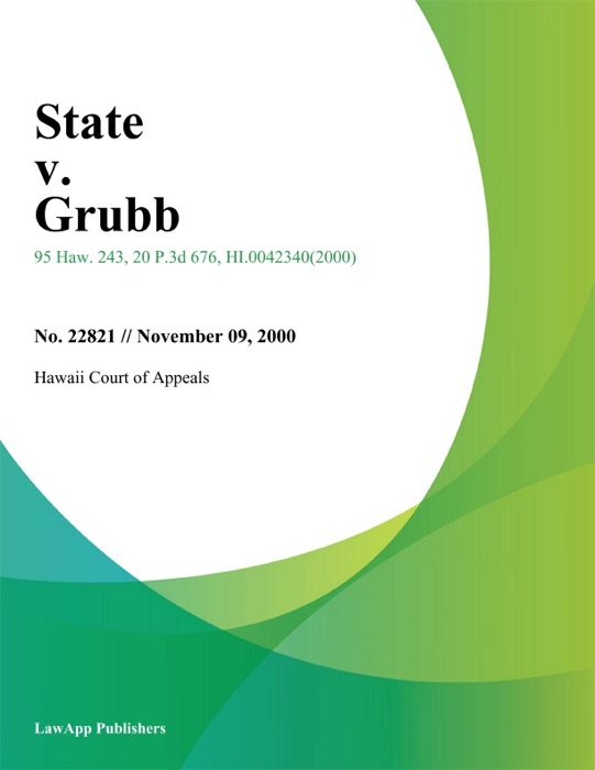 State V. Grubb