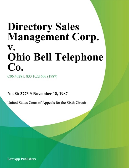 Directory Sales Management Corp. v. Ohio Bell Telephone Co.