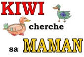 Book cover for Kiwi cherche sa maman by Classe de CE1 & Jacques Boilley