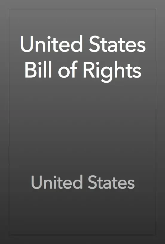United States Bill of Rights