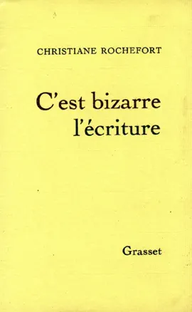 Read: Book C'est bizarre l'écriture