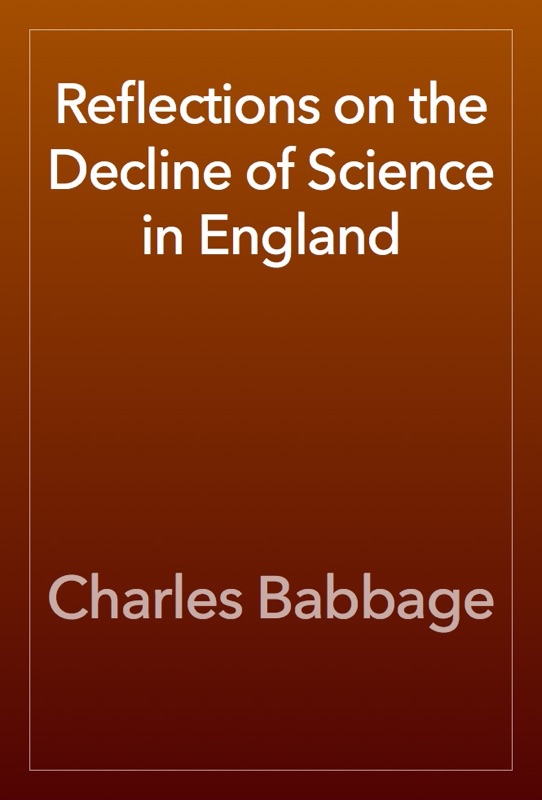Reflections on the Decline of Science in England