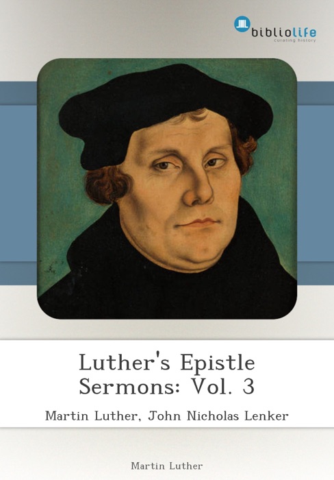Luther's Epistle Sermons: Vol. 3