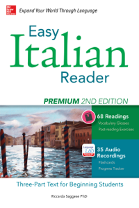 Easy Italian Reader, Premium 2nd Edition - Riccarda Saggese Cover Art