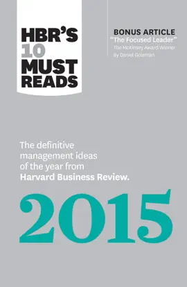 Read: Book HBR's 10 Must Reads 2015